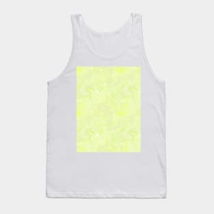 Pastel Yellow Green Silk Marble - Digital Liquid Paint Tank Top